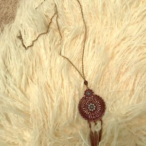 Dream catcher necklace